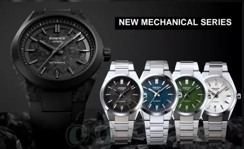 Casio расширяет ассортимент: ожидаем пять новых моделей EFK-100 с сапфировым стеклом!