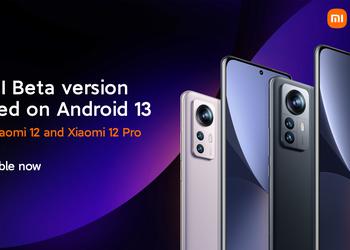 Xiaomi 12 и Xiaomi 12 Pro получили бета-версию MIUI 13 на основе Android 13