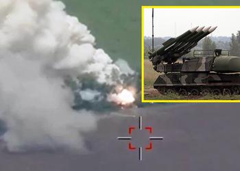 Вооружённые Силы Украины уничтожили российский зенитно-ракетный комплекс Бук-М1-2