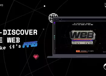 30 лет эволюции интернета: Opera запустила интерактивных архив Web Rewind, который показывает поэтапное развитие всемирной Сети