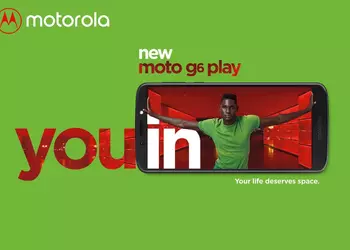 "Live" photos Moto G6 Play: design and features of the smartphone