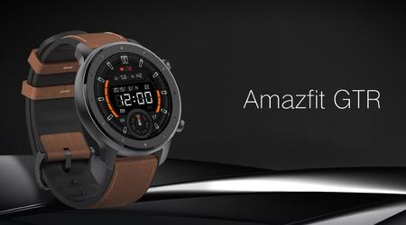 Amazfit GTR with stainless steel body, AMOLED display and battery life up to 12 days on AliExpress for $92