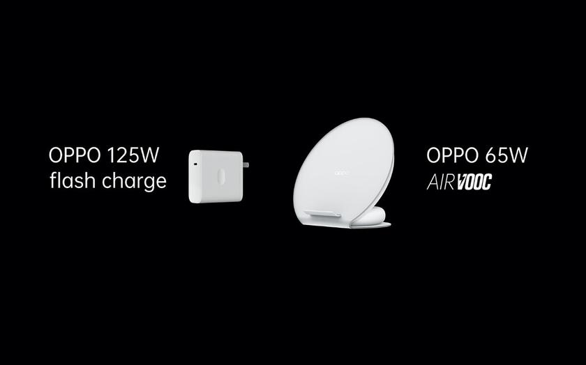 OPPO представила проводную 125-ваттную зарядку для смартфонов и док-станцию беспроводной зарядки на 65 Вт
