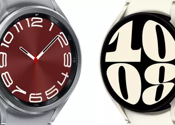 Promotional images of the Samsung Galaxy Watch 6 and Galaxy Watch 6 Classic with swivelling bezel released