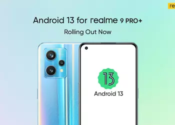 realme 9 Pro+ received an Android 13 update with the new realme UI 4.0