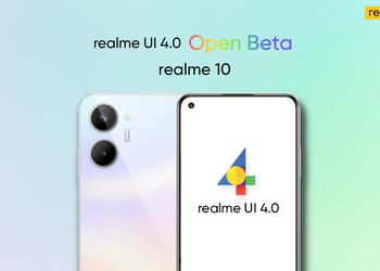 realme 10 recibe una versión beta de Android 13 con realme UI 4.0