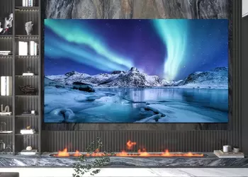 Дорого. Очень дорого. На американском рынке дебютировал огромный 136″ телевизор LG Magnit Active Micro LED, вес которого 175 кг, а цену лучше не знать