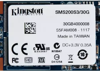Kingston выпустила серию накопителей SSDNow mS200 в форм-факторе mSATA