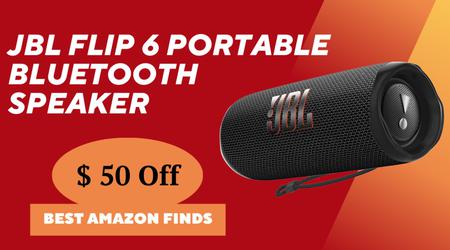 JBL Flip 6 Portable Bluetooth Speaker - Limited $50 Off! Don't miss it!