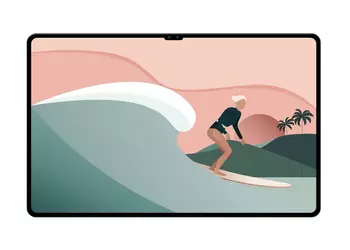 An insider showed how the flagship tablet Samsung Galaxy Tab S8 Ultra might look like