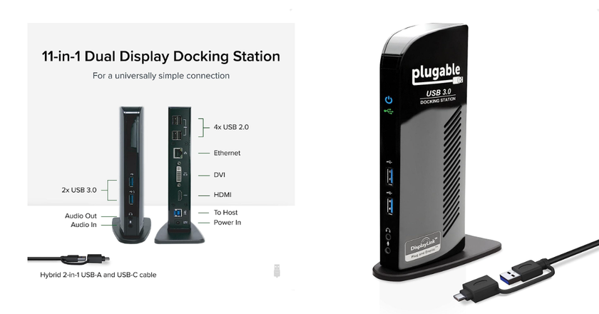Plugable Universal (UD-3900) lenovo thinkpad docking station
