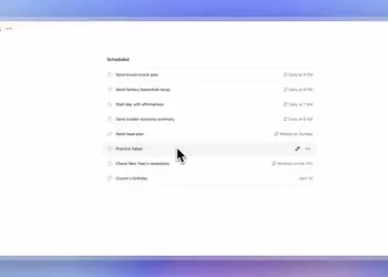 ChatGPT теперь помогает планировать задачи и создавать напоминания