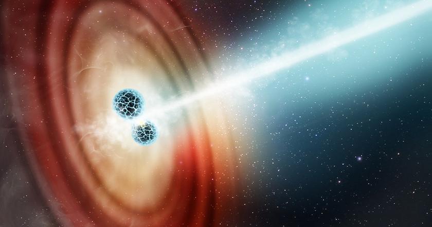 Законы физики устояли – учёные потратили пять лет, чтобы доказать, что превышение скорости света в 7 раз джетом, который образовался в результате столкновения нейронных звёзд, было ошибкой