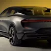 Миниатюра задней части серого Lotus Eletre