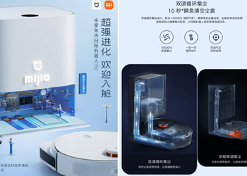 Xiaomi unveiled MIJIA Robot Vacuum Mop Pro for $465