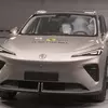 Preview of the MG S6 EV front crash