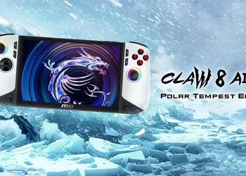 Крутой дизайн и улучшенные характеристики: MSI представила портативную консоль Claw 8 AI+ Polar Tempest Edition