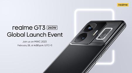 realme GT Neo 5 with a Snapdragon 8+ Gen 1 chip and 240W charging will be released on the global market as realme GT 3