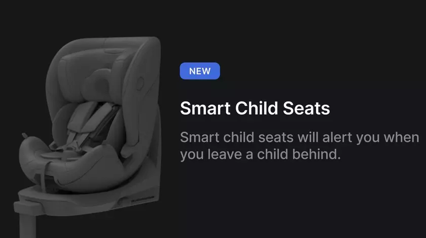 Tesla внедрит поддержку умных детских автокресел в новом обновлении