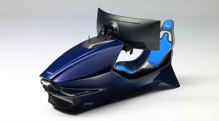 Aston Martin та Curv Racing представили новий симулятор за $90 000 - з RTX 5090 і карбоновим монококом