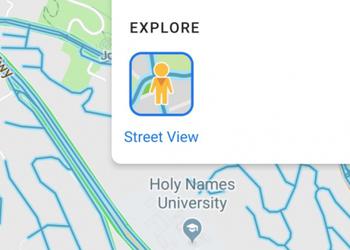 В слоях Google Maps на Android появился Street View