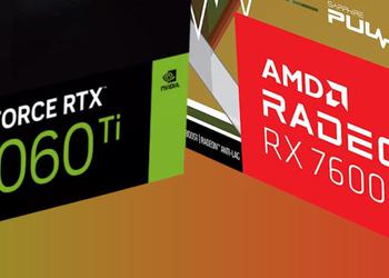 GeForce RTX 4060 Ti с 8 ГБ памяти окажется на 3-40% мощнее, чем Radeon RX 7600