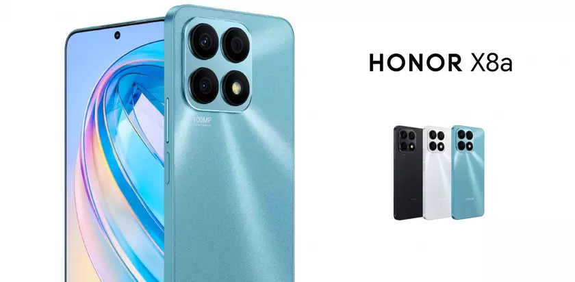 Honor X8a – Helio G88, 90-Гц дисплей LCD и 100-МП камера за £220