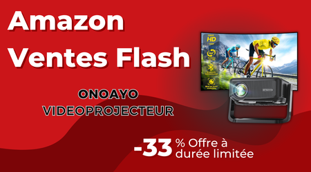 ONOAYO AY3 Vidéoprojecteur WiFi 6 – Économisez 50€ Aujourd'hui!