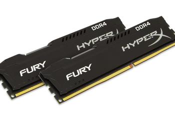 HyperX анонсировала двухканалные комплекты памяти FURY DDR4 для Intel Skylake