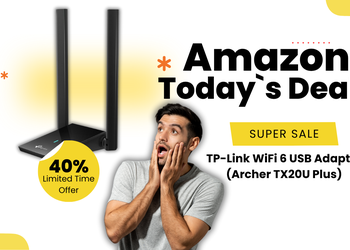 TP-Link WiFi 6 USB Adapter Archer TX20U Plus – 40% Off Today!