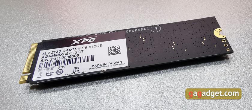 Обзор ADATA XPG Gammix S5 512 ГБ: NVMe SSD-накопитель среднего класса-10