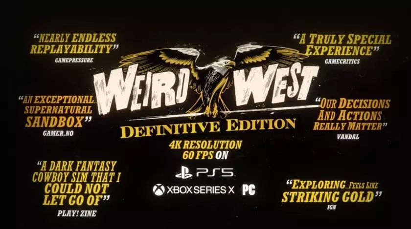 Devolver Digital анонсировала выпуск Weird West: Definitive Edition с поддержкой 4K 60 fps