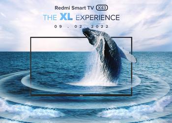 Redmi Smart TV X43 с поддержкой Dolby Vision и динамиками на 30 Вт представят 9 февраля