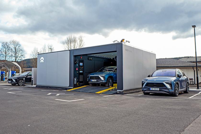 NIO и Shell запустили в Европе первую станцию для замены аккумуляторов в электромобилях