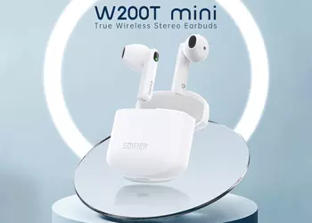 EDIFIER W200T mini: TWS headphones with IP54 protection, aptX support and autonomy up to 22 hours for $26