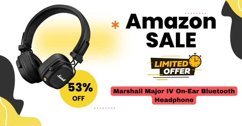 Marshall Major IV deals On-Ear Bluetooth Headphone