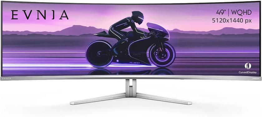 Philips представила игровой 49-дюймовый изогнутый монитор с экраном QD-OLED на 240 Гц и ценой в $1499