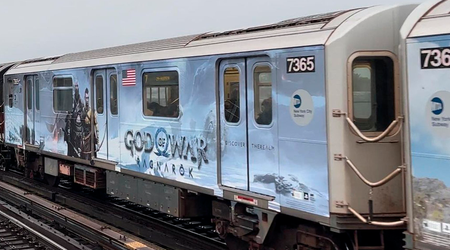 Prochain arrêt : Midgard : Sony a transformé le métro de New York en God of War Ragnarok.