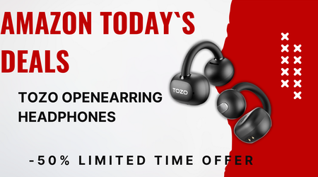TOZO OpenEarRing Open-Ear Headphones – Now 50% Off!