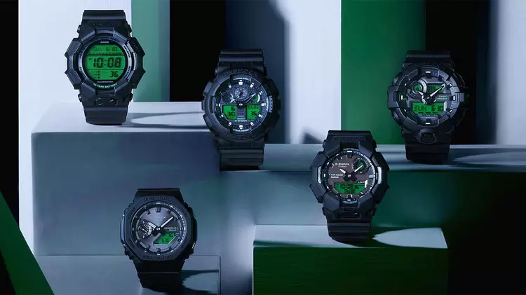 Casio G-Shock Electro Green: неоновый ретро-футуризм для тех, кто не любит зарядки