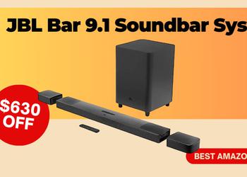 JBL Bar 9.1 Soundbar System - Now $630 OFF!