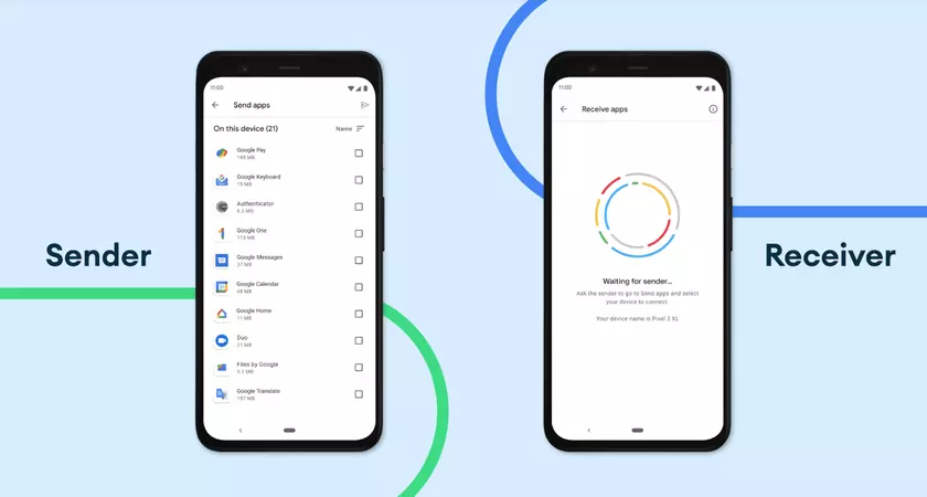 Google расширяет возможности Nearby Share: с помощью сервиса теперь можно делиться приложениями