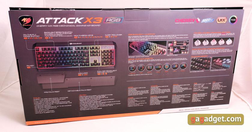Обзор Cougar Attack X3 RGB: игровая механическая клавиатура с Cherry MX и RGB-подсветкой-4