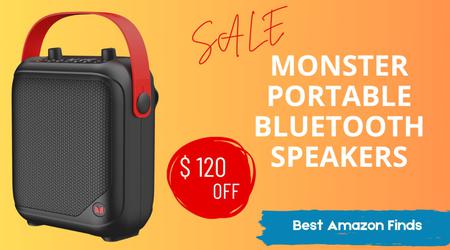 Monster Portable Bluetooth Speakers - $120 Off! Don't miss it!