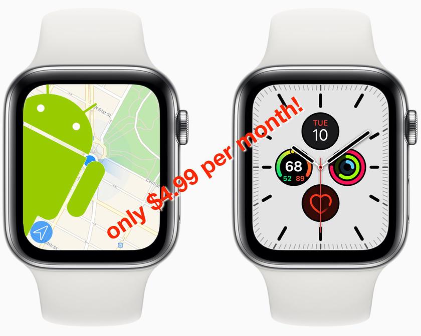 Apple Watch стали поддерживать Android (но это не бесплатно)