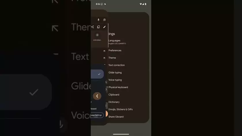 В Android 15 QPR1 появилась кнопка для мгновенного переключения между клавиатурами