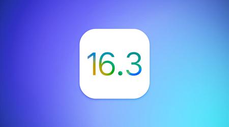 Apple випустила iOS 16.3 Beta 1 для розробників