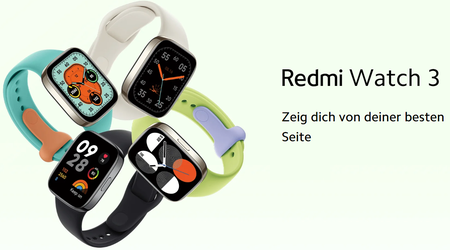 Xiaomi презентувала в Європі смарт-годинник Redmi Watch 3 з GPS вартістю €120