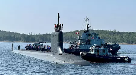 The US Navy has sent the new Virginia-class nuclear-powered submarine USS Indiana, which can carry Tomahawk cruise missiles, to Canada