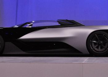 CES 2016: концепт электромобиля Faraday Future FFZERO1 мощностью 1000 л/с
